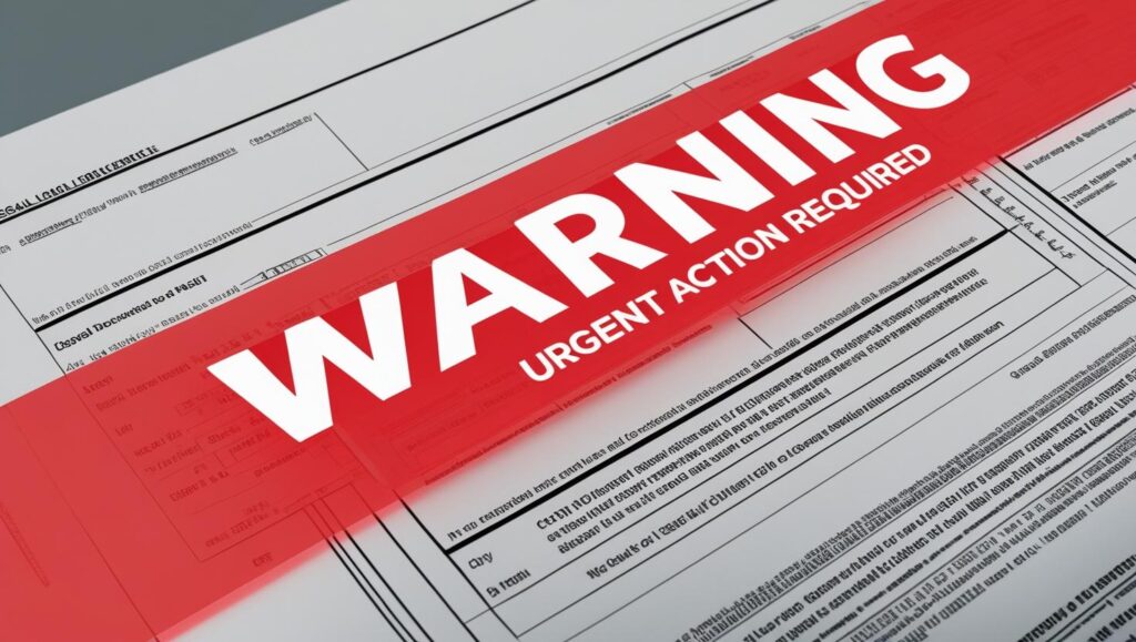 LIM document with warning overlay