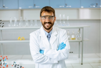 medical professional lab coat